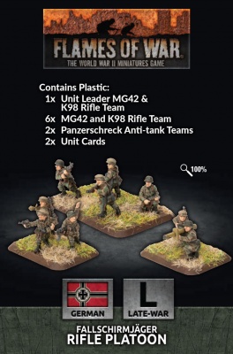 Fallschirmjager Platoon (Plastic)