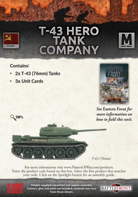T-43 Hero Tank Company