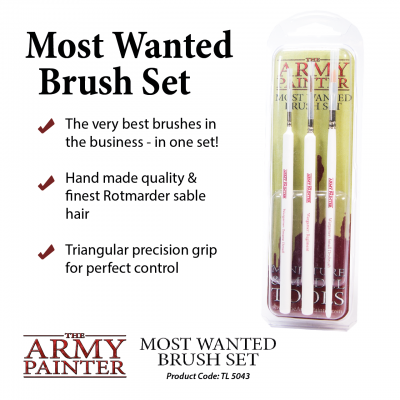 Wargamer Most Wanted Brush Set