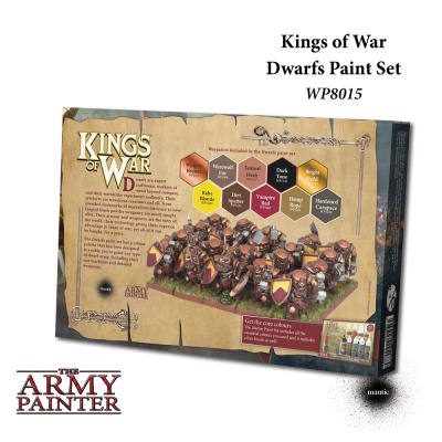 Warpaints Kings of War Dwarfs Paint Set