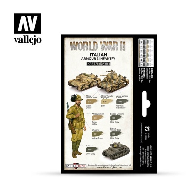 WWII American Armour & Infantry Paint Set