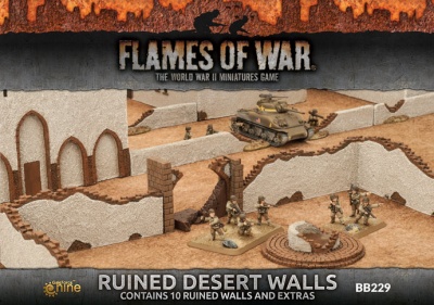 Ruined Desert Walls (10x Walls)