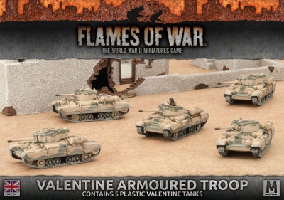 Valentine Armoured Troop (Plastic)