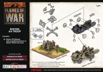 Flames Of War British Crusader AA Troop (BBX59) – Late War, 2 Plastic Vehicle Models 8 thumbnail image