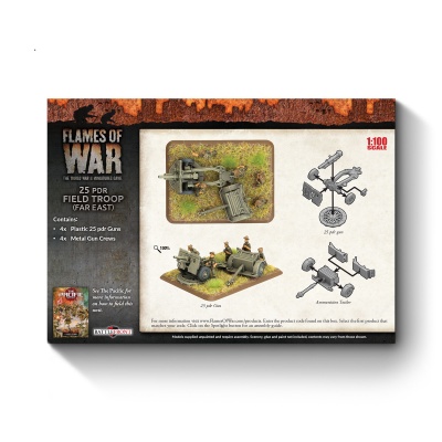 Flames of War: Mid War: British 25 pdr Field Troop - Pacific (BBX81 ...