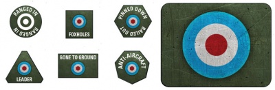 D-Day British Late War Tokens and Objectives