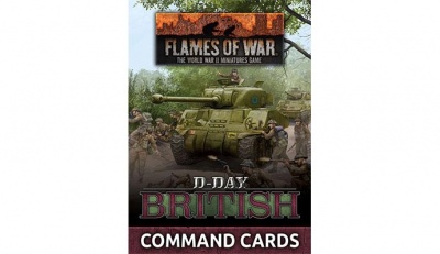 D-Day British Command Cards