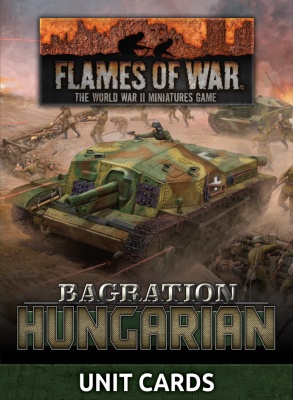 Bagration: Hungarian Unit Cards