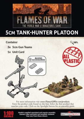 5cm Tank Hunter Platoon (x3 Plastic)