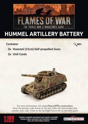 Hummel 15cm SP Artillery Battery (x3)