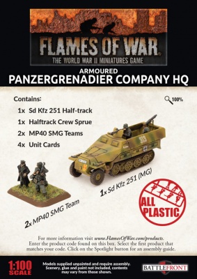 Panzergrenadier Company HQ (Plastic)
