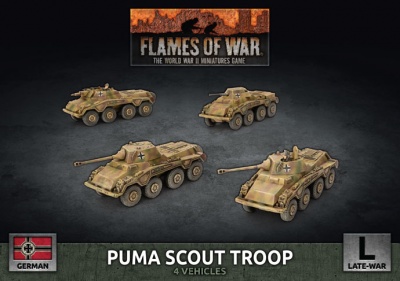 Puma Scout Troop (x4 Plastic)
