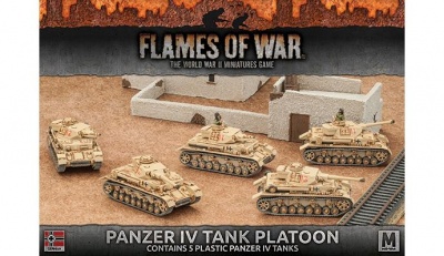 Afrika Korps Panzer IV Tank Platoon