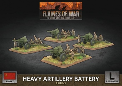 152mm Artillery Battery (x4 Plastic)