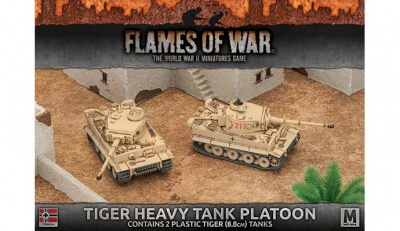 Afrika Korp Tiger 1E Heavy Tank Platoon (Plastic)
