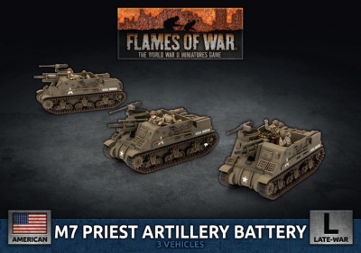 M7 Priest Artillery Battery