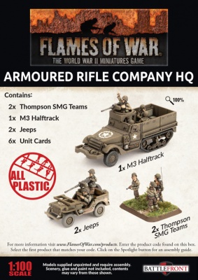 Armoured Rifle Company HQ (Plastic)