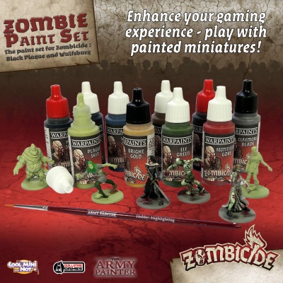 Warpaints Zombicide Black Plague Paint Set