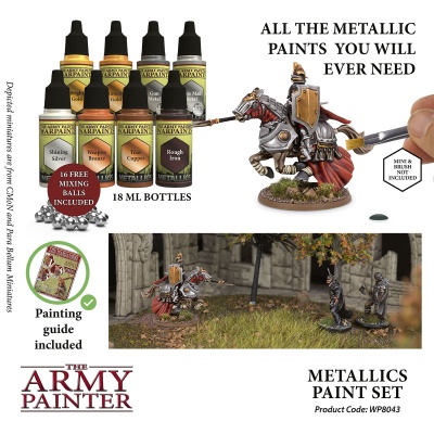 Metallics Paint Set
