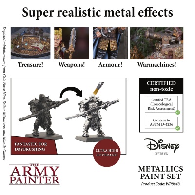 Metallics Paint Set
