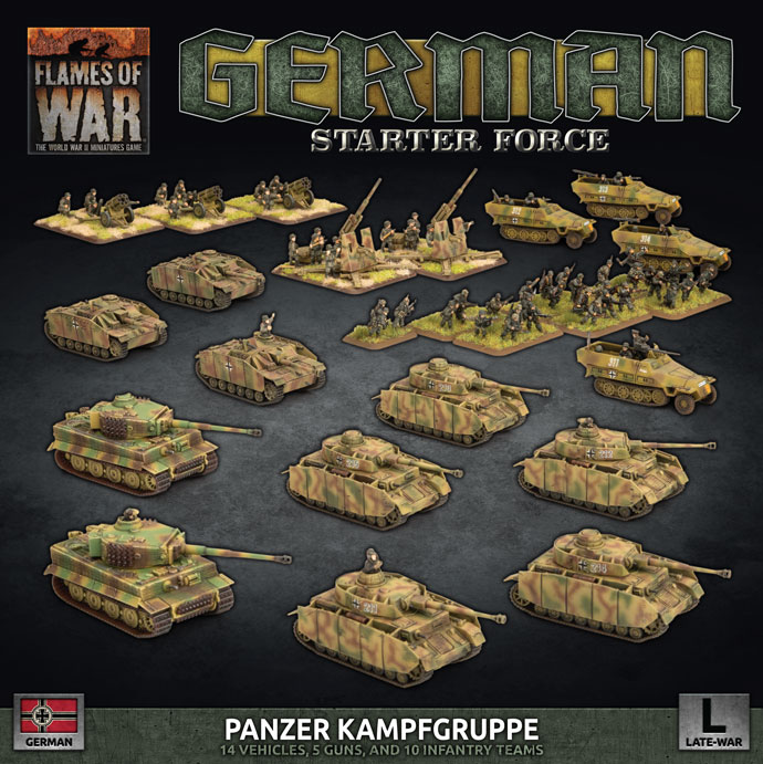 thumbnail image 2 of Battlefront Flames Of War – Panzer Kampfgruppe German Late War Army Deal GEAB18 2 of 5