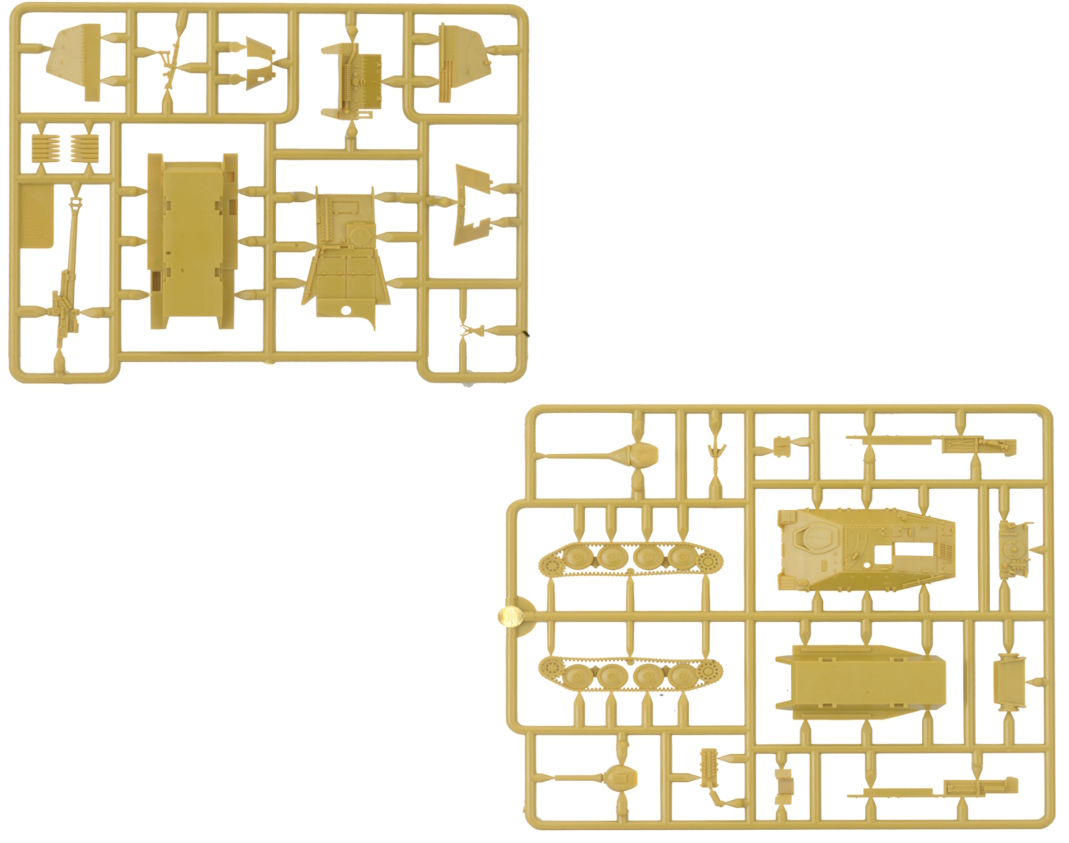 Flames of War Late War German Infantry and Vehicle Loose Sprues - Picture 7 of 9