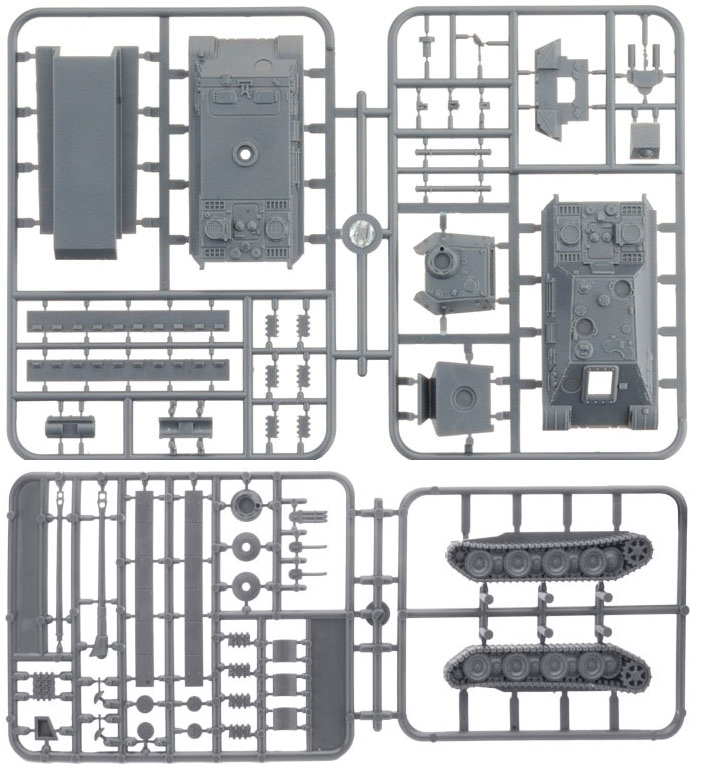Flames of War Late War German Infantry and Vehicle Loose Sprues - Picture 5 of 9