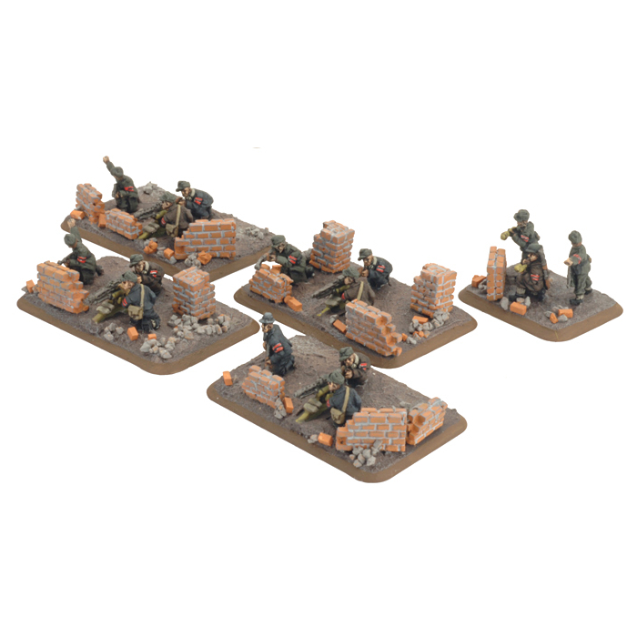 Flames Of War: Pelotón Antiaéreo Quad 2cm Alemán – Late War – 3 Modelos Sin Pintar Para Montar