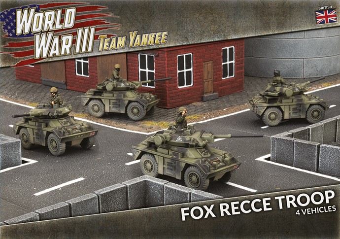Flames Of War - Jeep Recce Troop / Section SAS - 4 Jeeps Plastique