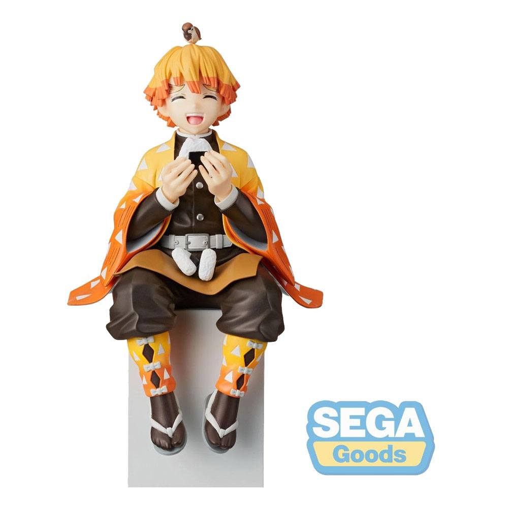 Sega Prize Demon Slayer Kimetsu No Yaiba Pm Perching Pvc Statue Zenitsu Agatsuma 15 Cm Panzer Command