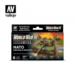 WWIII Team Yankee NATO Armour & Infantry Paint Set