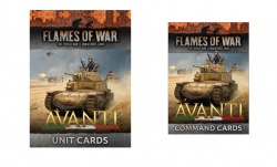 Flames of War BNIB Avanti Command Cards FW244C 