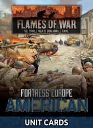 Fortress Europe American Unit Cards (Late War)