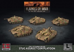 Fallschirmjger StuG (Late) Assault Gun Platoon (x5 Plastic)