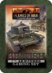 British 7th Armoured Gaming Tin