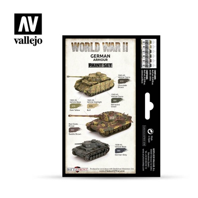WWII German Armour Paint Set