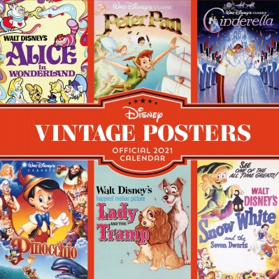 Disney Vintage Posters Calendar 2021