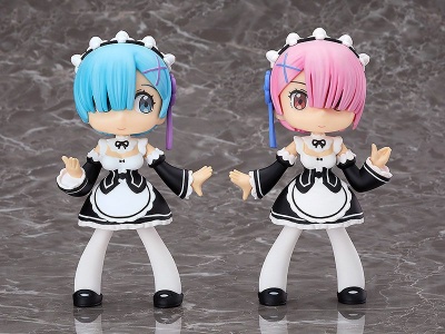 Re: Zero -Starting Life in Another World- Soft Vinyl Figures Yurumari Rem & Ram 14 cm