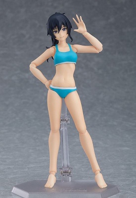 Original Character Figma Action Figure Female Swimsuit Body (Makoto) 13 cm