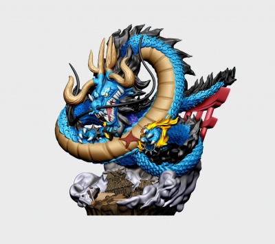 ONE PIECE Log Collection 1〜24 One Piece] Log Collection Big Statue Series Monkey D. Luffy