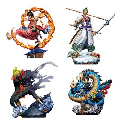 One Piece Log Box Trading Figure 8 cm Re: Birth Wanokuni Vol. 1