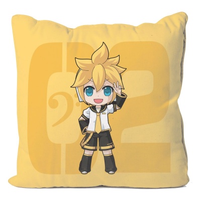 Vocaloid Pillow Case Kagamine Len 50 x 50 cm