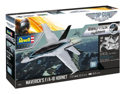 Top Gun Easy-Click Model Kit 1/72 F/A-18 Hornet 23 cm